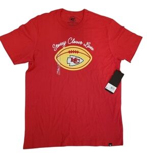 47 Brand NFL Chiefs Stony Clover Lane T Shirt Large NWT